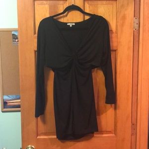 Black Charlotte Russe dress with open mid